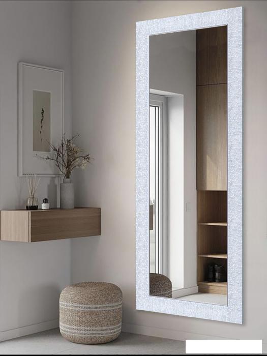 Интерьерные зеркала Декарт Настенное в раме 8Л2723 (белый перламутр)