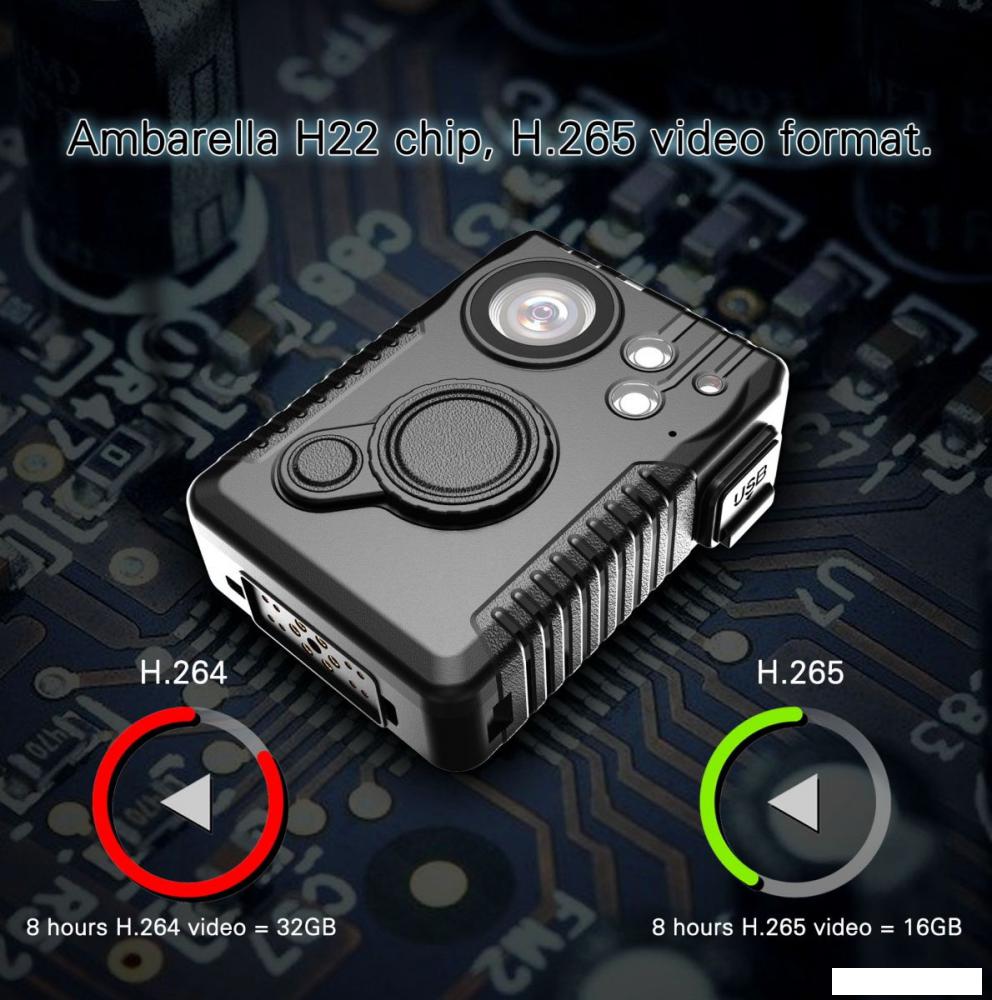 Экшен-камеры BodyDvr 550 64Гб/GPS