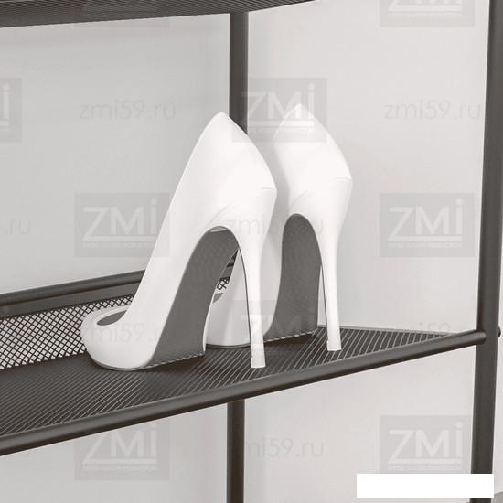 Банкетки, тумбы и полки для обуви ЗМИ Женева 35 ПДО Ж35 (черный)