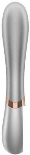Вибраторы, секс-игрушки и БДСМ-атрибутика Satisfyer Hot Lover с функцией нагрева (серебристый)