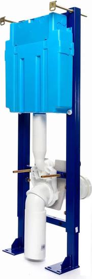 Инсталляции для унитазов, раковин, биде и писсуаров SIAMP Bcu Ingenio с панелью Cut (хром глянец)