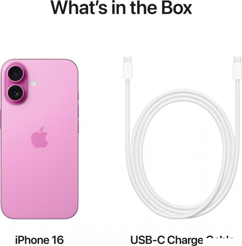 Смартфон Apple iPhone 16 128GB (розовый)