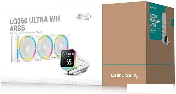 Система жидкостного охлаждения для процессора DeepCool LQ360 Ultra ARGB WH R-LQ360-WHASMC-G-1