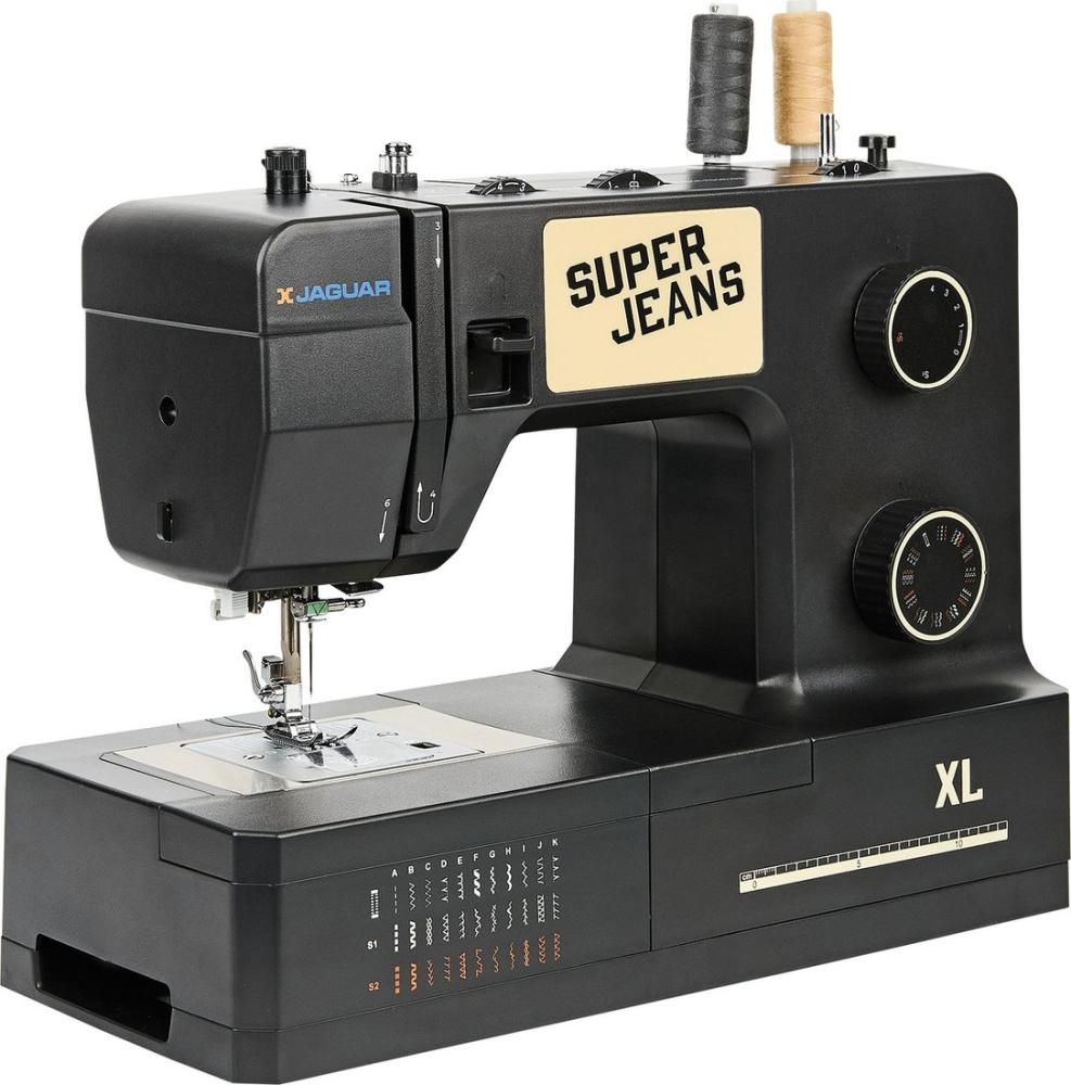 Электромеханическая швейная машина Jaguar Super Jeans XL