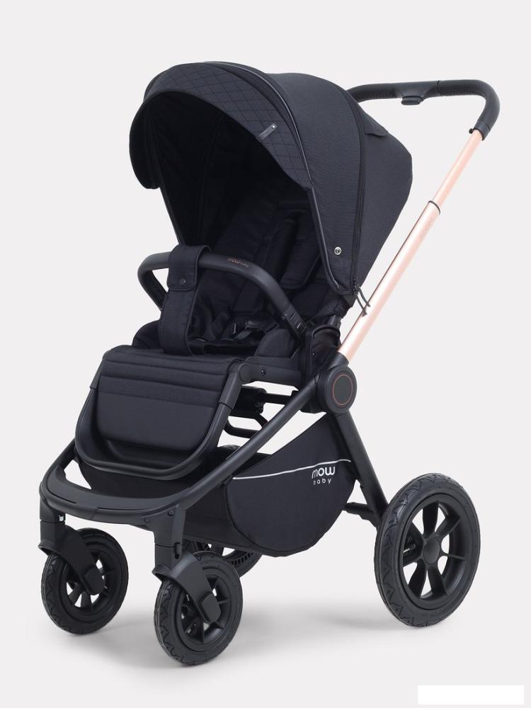 Детские коляски и аксессуары MOWbaby Zoom air MB087 (3 в 1, Gold Black)