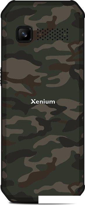 Телефон Xenium X300 (зеленый камуфляж)