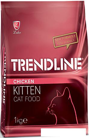 Корма для кошек Trendline c курицей для котят 15 кг