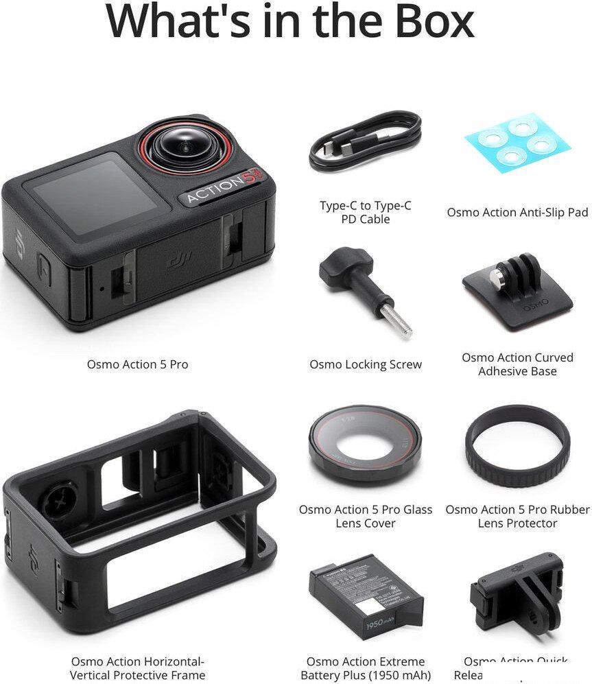 Экшен-камера DJI Osmo Action 5 Pro Standard Combo