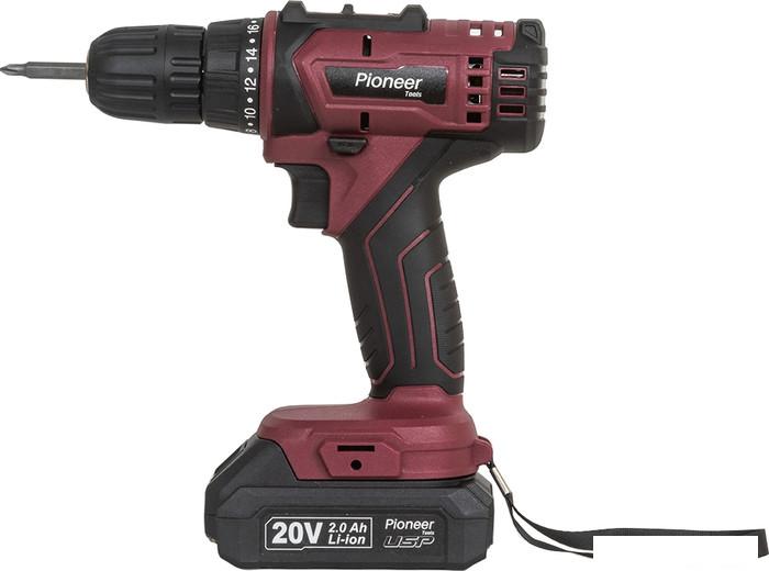 Шуруповерты, гайковерты, электроотвертки Pioneer Tools CD-M2002C-USP (с 2-мя АКБ, кейс, оснастка)