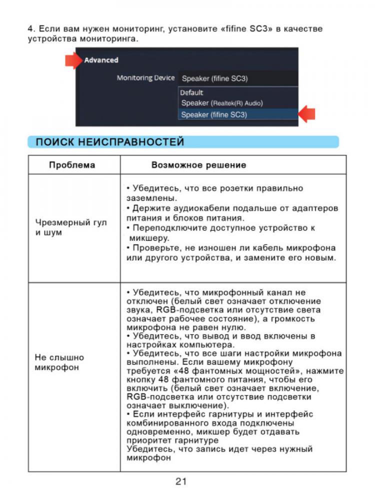 Микшерный пульт FIFINE SC3 (черный)