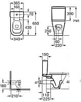 Бачки для унитазов Roca The Gap 734147000Y