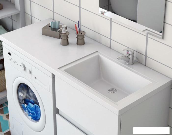 Умывальники Эстет Даллас 115, правая (белый)