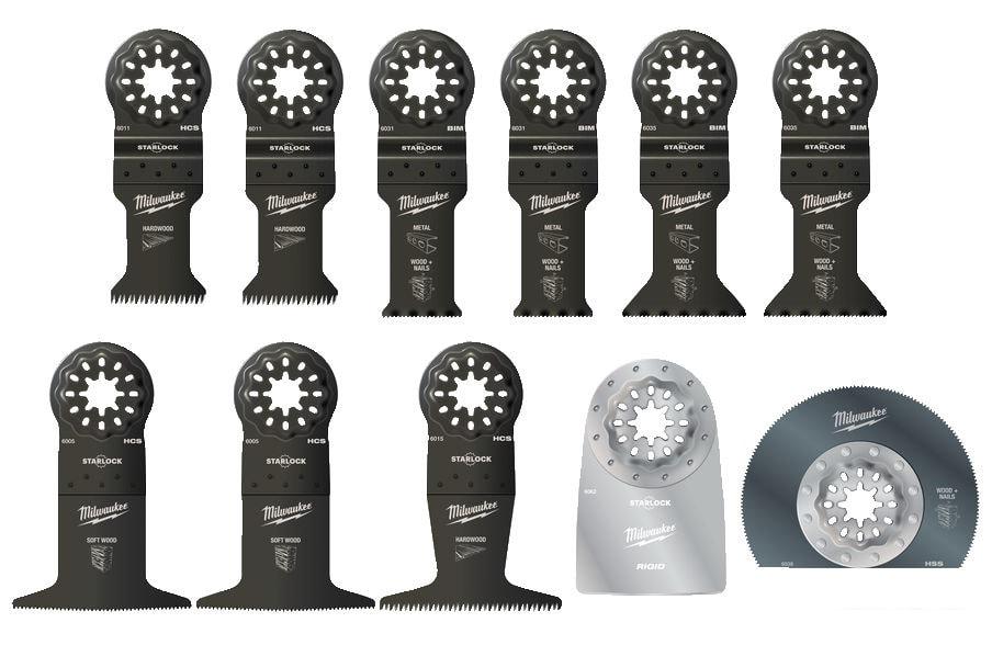 Набор пильных полотен Milwaukee 48906090 (11 шт)