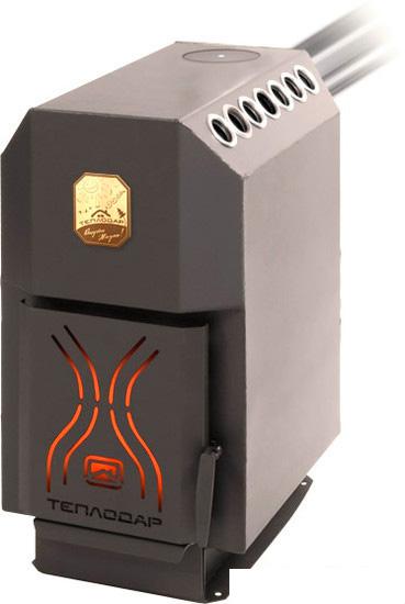 Дровяные камины, печи-камины, порталы Теплодар ТОП модель 200 со стальной дверцей