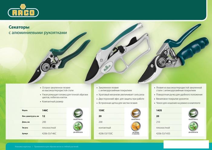 Секатор Raco 4206-53/150C