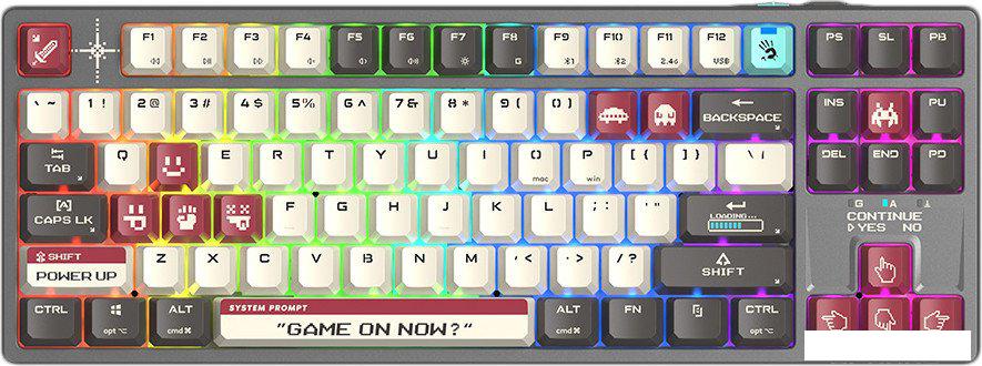 Клавиатуры A4Tech Bloody WS87 Pixels Red (Bloody BLMS Red Plus)