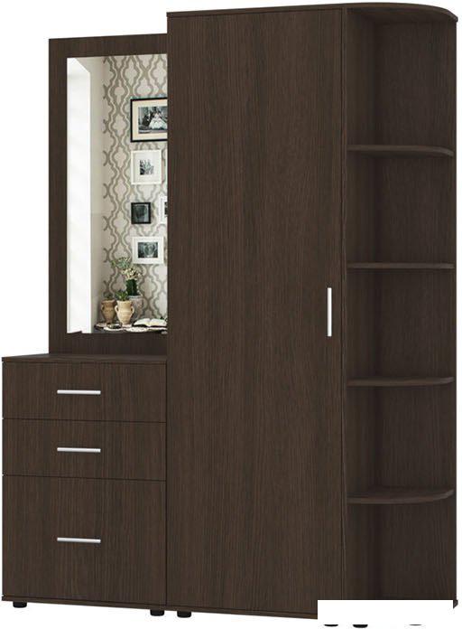 Стенка Интермебель Визит-3 (дуб венге)