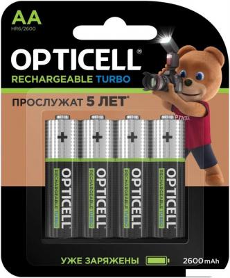 Аккумулятор Opticell Turbo Rechargeable AA (4 шт)