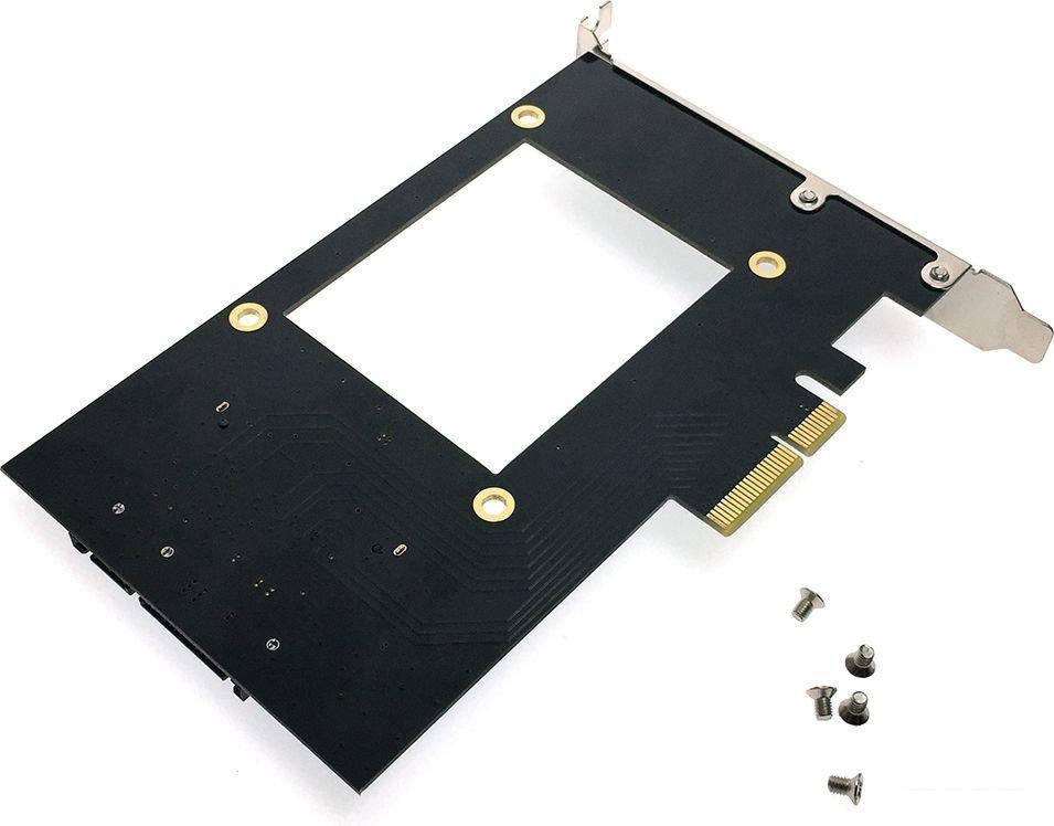 Адаптер для подключения U.2 накопителей Espada PCIEU2A