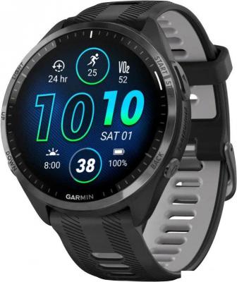 Умные часы Garmin Forerunner 965 (черный/серый)