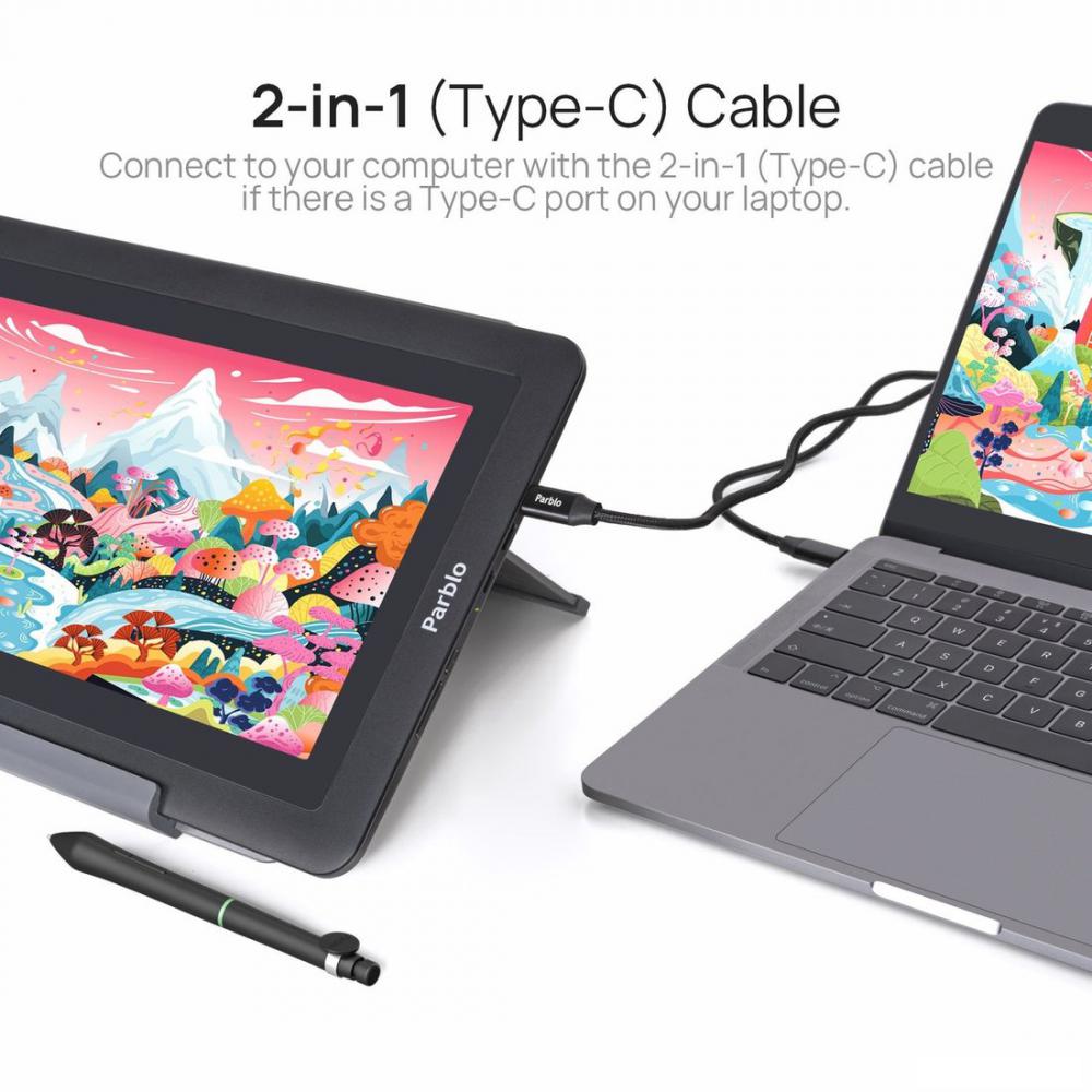 Графический монитор Parblo Coast 12 Pro Gen2 (черный)