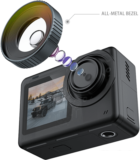 Экшен-камеры SJCAM SJ10 Pro Dual Screen (черный)