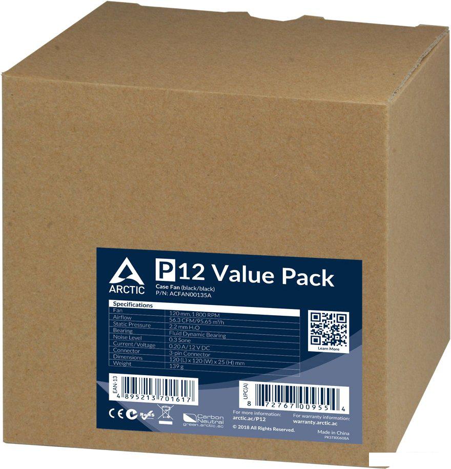 Набор вентиляторов Arctic P12 ACFAN00135A (5 шт.)