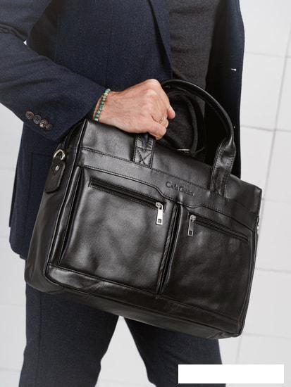 Женские и мужские сумки Carlo Gattini Lugano 1007-01 (черный)