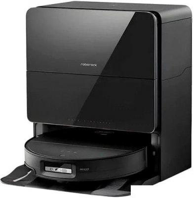 Робот-пылесос Roborock Robotic Vacuum Cleaner+Empty Wash Fill Dock S9 MaxV Ultra S90VER S9MVU52-02 (с русской озвучкой, черный)
