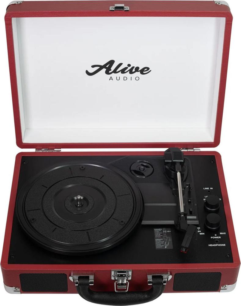 Виниловый проигрыватель Alive Audio Glam Cherry