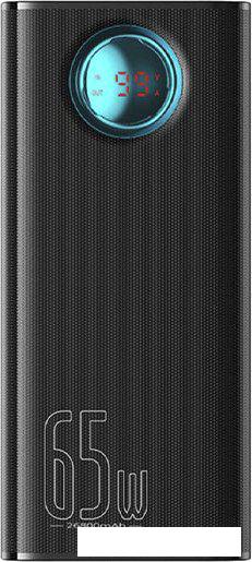 Внешний аккумулятор Baseus Amblight Digital Display Fast Charge Power Bank 65W 26800mAh (черный)