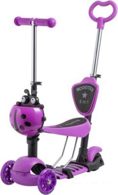Самокаты Novatrack Saddle Pro 2019 120SB.DISCOKIDS.VL9 (фиолетовый)