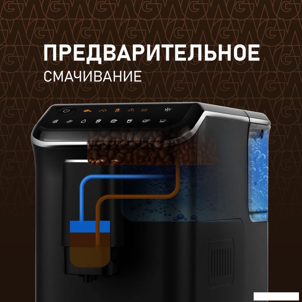 Кофеварки и кофемашины Weissgauff WCM-325 Black Automatic Touch Cappuccino