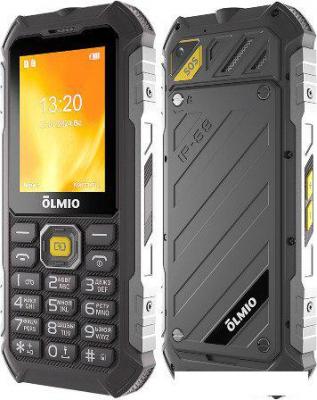 Телефон Olmio X07 (черный/желтый)