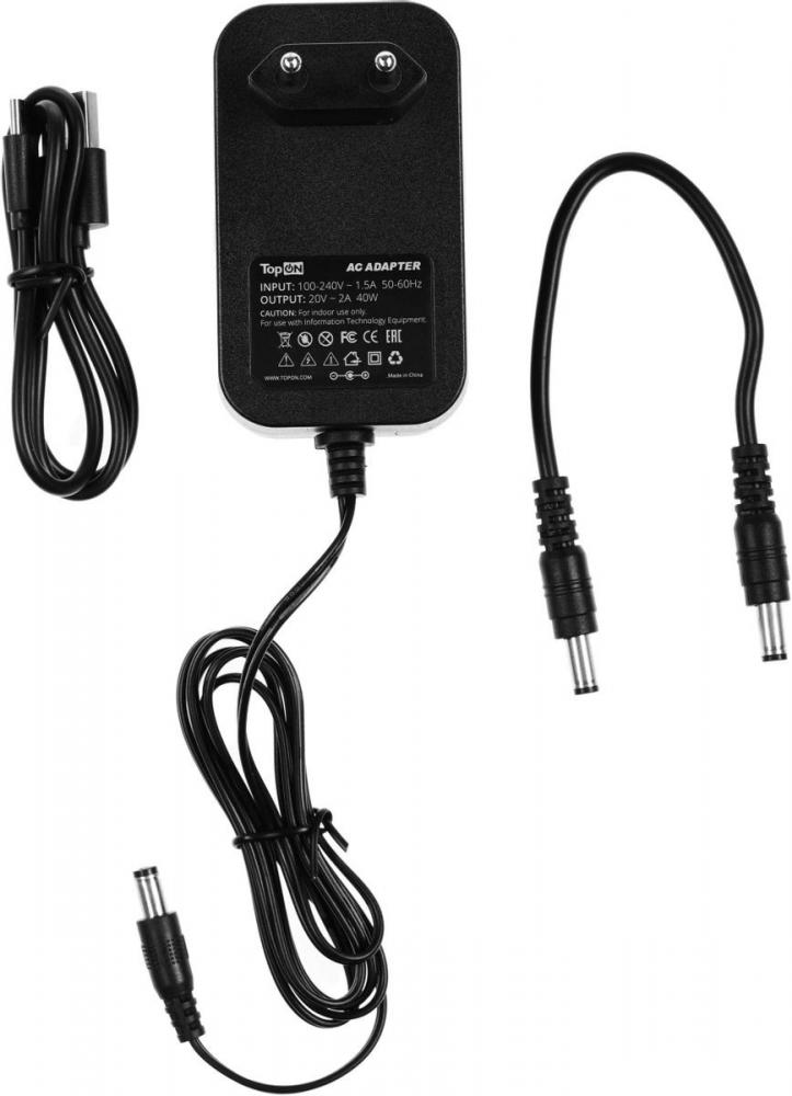 Внешний аккумулятор TopON TOP-X38 PRO (черный/оранжевый)