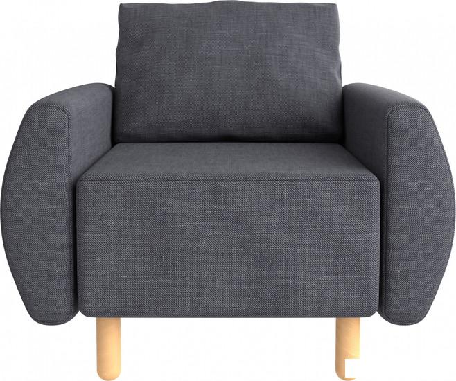 Интерьерное кресло Mio Tesoro Тулисия (Twist 20 Dark Grey)