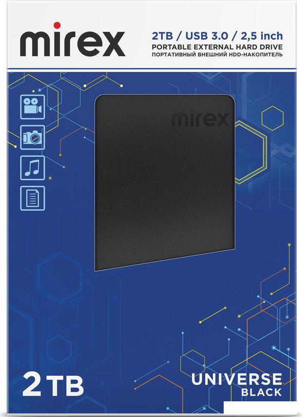 Внешний накопитель Mirex Universe Black 2TB 13630-UHDUVB20