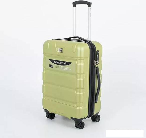 Чемодан-спиннер Francesco Molinary 336-161426/3-20 (салатовый)