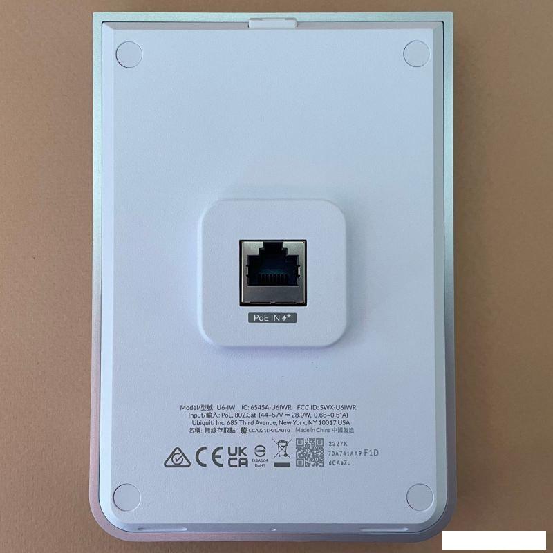 Точка доступа Ubiquiti UniFi 6 In-Wall AP U6-IW