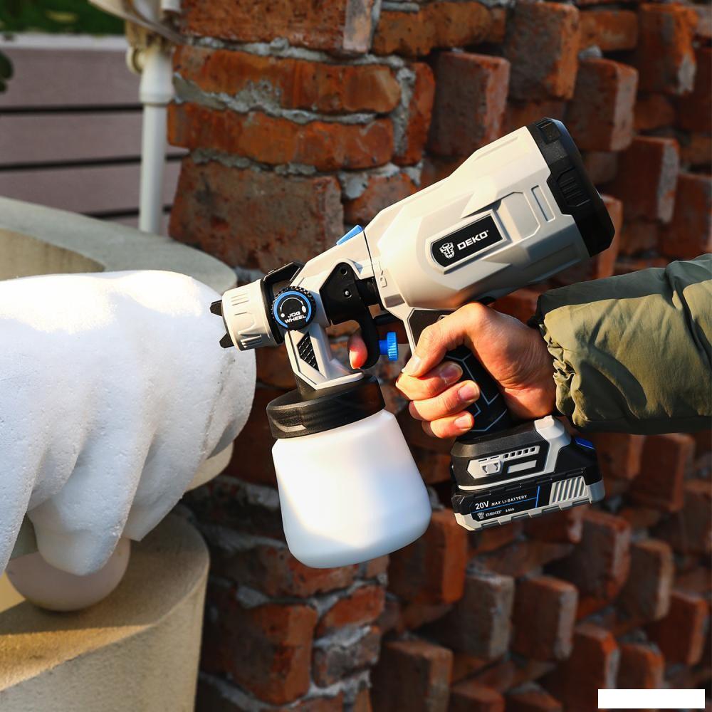 Краскораспылитель Deko SG20DK Max 083-1135 (с 1-им АКБ)