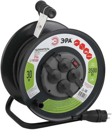 Удлинитель на катушке ЭРА RMx-4es-3x2.5-30m-IP44(KG) Б0043058