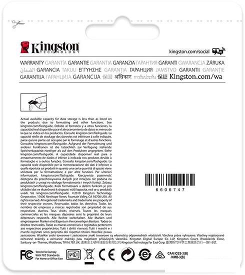 Карта памяти Kingston High Endurance microSDXC 128GB