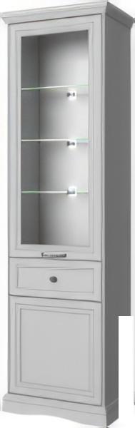 Шкафы Anrex Valencia 1V1D1S (серый)