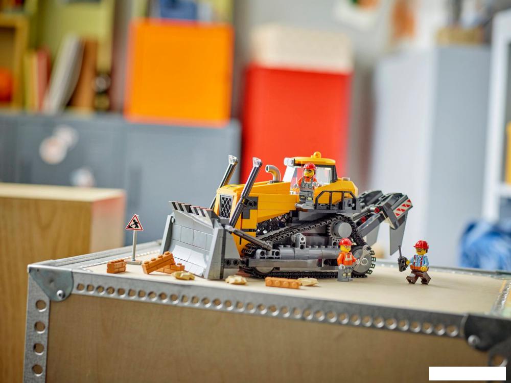 Конструктор LEGO City 60466 Желтый бульдозер