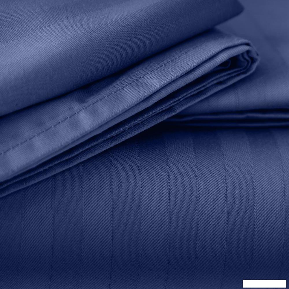 2-спальный комплект постельного белья Verossa Stripe 2.0сп 929782 (70x70, Indigo)