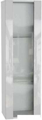 Шкаф-пенал НК-Мебель Point Тип-21 (белый/белый глянец)