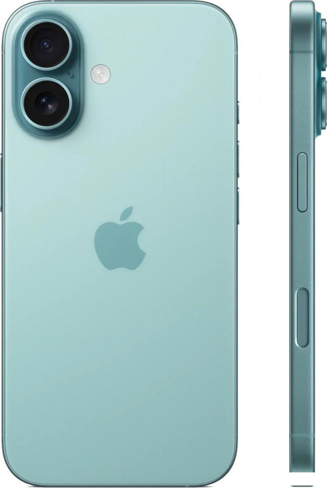 Смартфон Apple iPhone 16 128GB (бирюзовый)