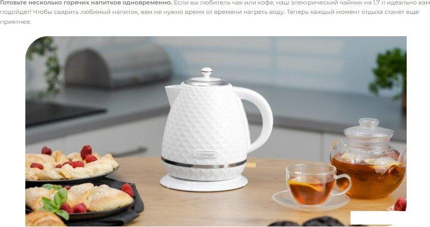 Электрический чайник Zelmer ZCK7635W