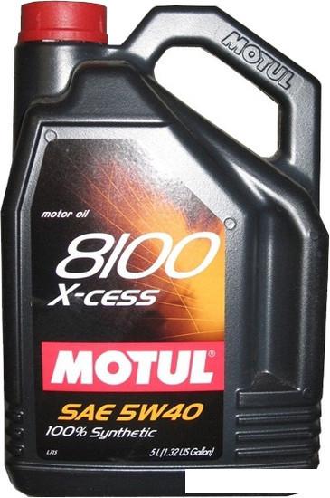 Моторные масла Motul 8100 X-cess 5W40 5л