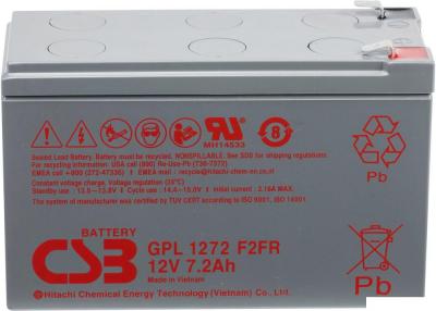 Аккумулятор для ИБП CSB Battery GPL1272 (12В/7.2 А·ч)